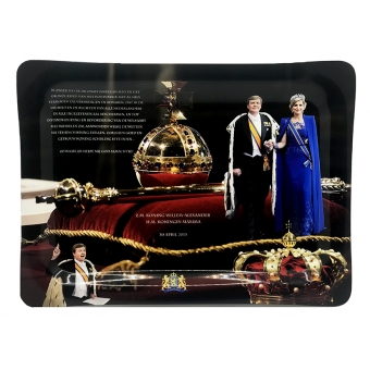 Einzigartiges Krönungs Tablet König Willem-Alexander